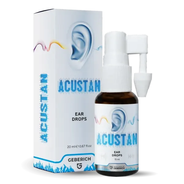 Acustan, Gotas de uso externo, 15 ml