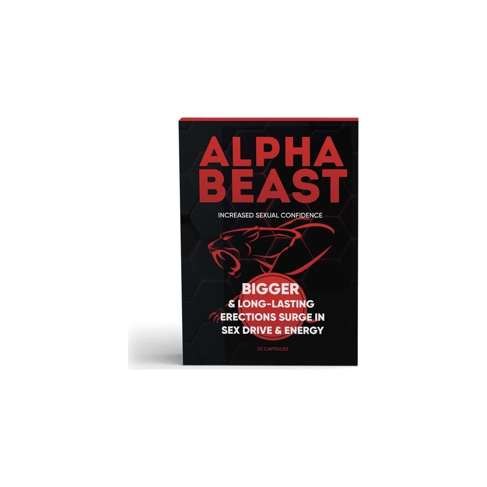 Alpha Beast, presentación en Cápsulas · Caja de cápsulas