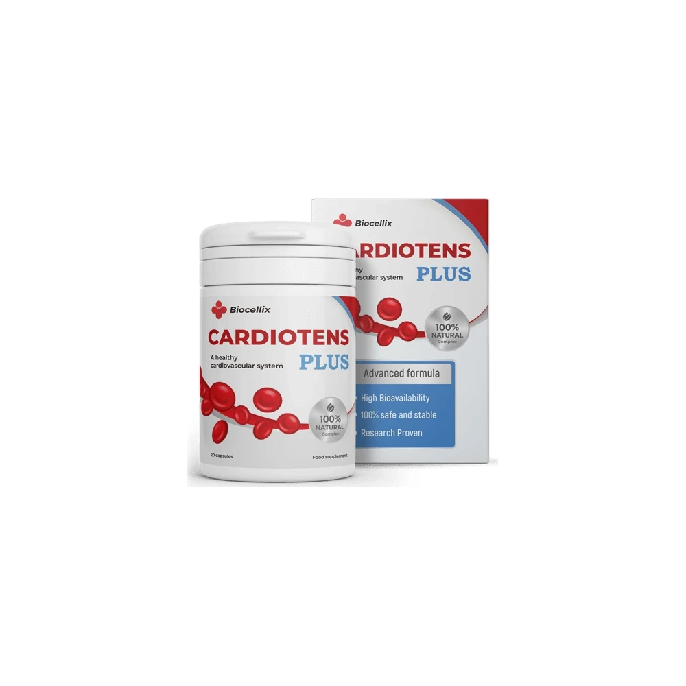 Cardiotens Plus, Cápsulas · Frasco de cápsulas