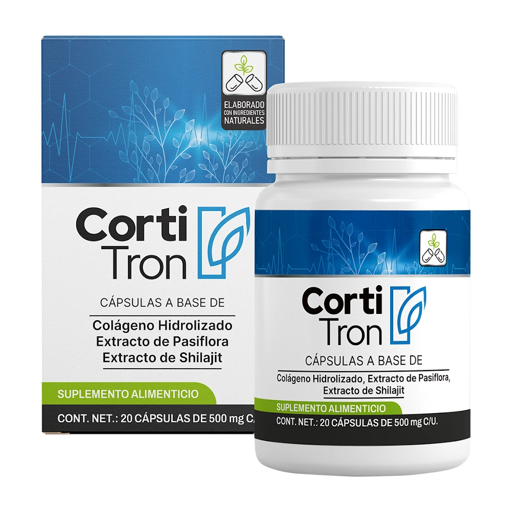 CortiTron, presentación en Cápsulas · 20 cápsulas