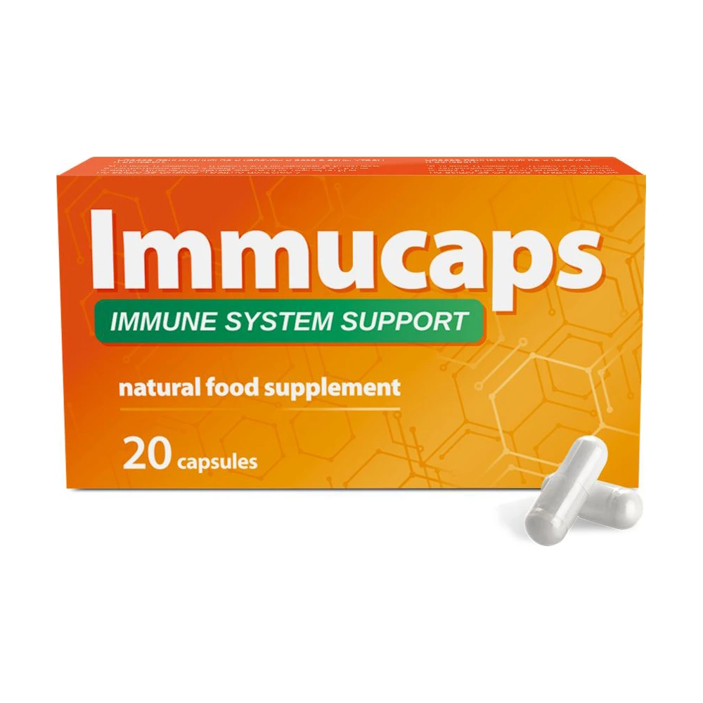 Immucaps, presentación en Cápsulas · 20 cápsulas
