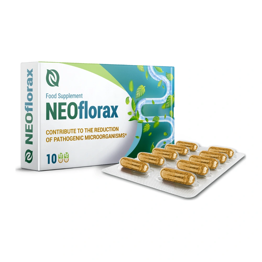 Neoflorax, presentación en Cápsulas · 10 cápsulas
