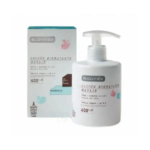 Loción hidratante para masaje de Suavinex 400 ml